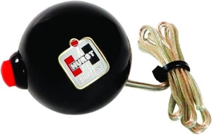 Hurst logo shift knob w/ Sidewinder switch: 3/8"-16 for Hurst chrome sticks - Foto 1 di 2
