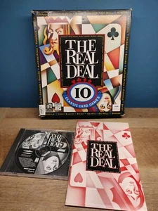 REAL DEAL 10 Classic Card Computer Games/ Pinochle, Hearts, Crazy Eights (B3) - Picture 1 of 6