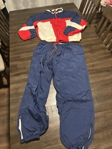 Vintage Pro Spirit Colorblock 2 Piece Lined Blue Tracksuit Large - Picture 1 of 17