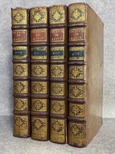BAYLE. DICTIONNAIRE HISTORIQUE & CRITIQUE. AMSTERDAM. BRUNEL. 1730. 4 VOLUMES - Picture 1 of 24