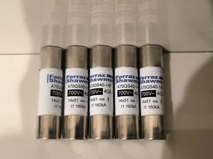 LOTS OF 5PCS FERRAZ SHAWMUT FUSE A70QS16-14F, 700V 16A - Picture 1 of 1