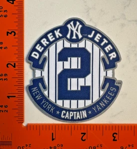 Derek Jeter Yankees Retirement Iron-On Jersey Patch – Commemorative Badge - Picture 1 of 1