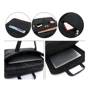 1 Piece Men Business Briefcase Handbag 15.6 Inch Shoulder Bag Messenger Bag _xa - Photo 1/15