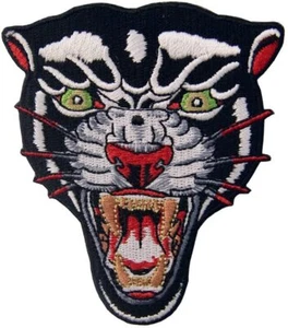 Aplique bordado de hierro sobre costura The Roaring Panther parche emblema - Imagen 1 de 4