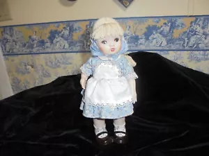 VINTAGE 11" Monsieur Giraud DOLL ORIGINAL CLOTHES BEAUTIFUL THREAD WIG. - Picture 1 of 4