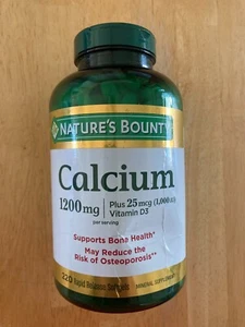 Natures Bounty Calcium 1200mg 220 Rapid Release Softgels - Picture 1 of 2