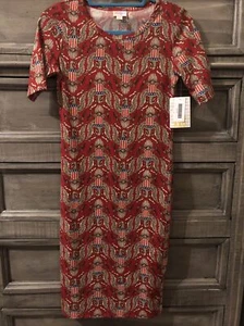 Lularoe Julia dress - XXS **Patriotic** - Picture 1 of 8