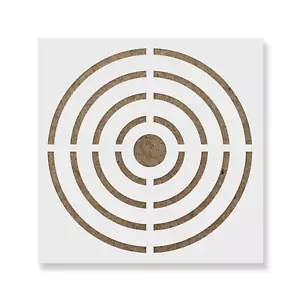 Bullseye Zielschablone - langlebige & wiederverwendbare Mylar-Schablonen - Bild 1 von 5