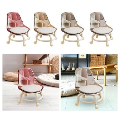 Low Rolling Stool Rolling Seat Makeup Stool Chair for Salon Library Kitchen - Image 1 of 2