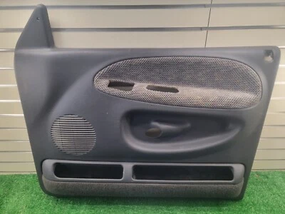 🔥98-01 Dodge Ram 1500 2500 PASSAGEIRO DIREITO painel de acabamento da porta da frente preto automático D10 - Imagem 1 de 4