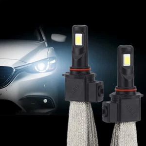 TRONIZ G6 H10 9145 Compact Fanless 6000K LED Fog Ligh Kit Lights w/Smart Chip x2 - Picture 1 of 6