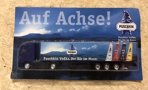 werbetrucks 1:87, Puschkin Vodka, Sondermodell, Selten, Rarität, Miniatur, Ovp - Bild 1 von 1