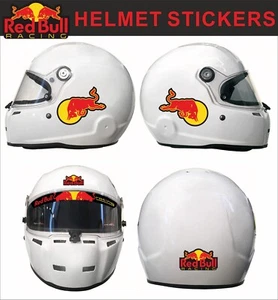 Redbull Casco Pegatinas Calcomanías Redbull Casco Moto Pegatinas - Imagen 1 de 2