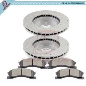 For 1999-2004 Jeep Grand Cherokee Laredo Front Ceramic Brake Rotors And Pads - Bild 1 von 9