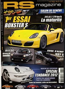 RS MAGAZINE n°130 04/2012 BOXSTER S 911SC 997S 964 996 997 - Foto 1 di 1