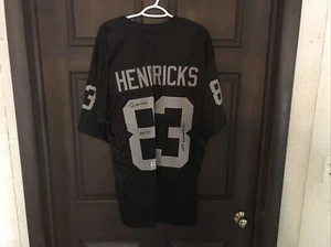 Ted Hendricks SIGNED RAIDERS Authentic Jersey With Inscriptions; BAS COA - Picture 1 of 6