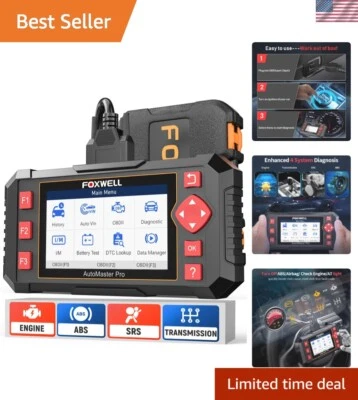 Professional Grade NT604 Elite Car Scanner: Instant ABS, SRS, Transmission Codes Foto 1 de 4