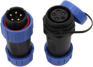 Hangton HE21 5 Pin Connector Waterproof Aviation Circular Quick Disconnect Power - Picture 1 of 12