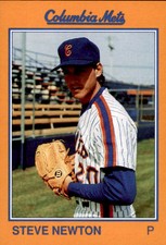1989 Columbia Mets Grand Slam #17 Steve Newton Milton Florida FL Baseball Card