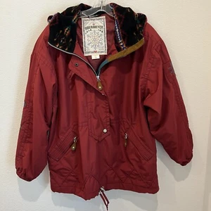 Vintage Obermeyer Southwestern Aztec Pullover Ski Coat Jacket Women's Size 10 - Picture 1 of 16