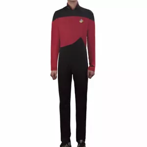 Cosplay ST The Next Generation Overall Uniform TNG rot blau gelb Kostüme Pin - Bild 1 von 11
