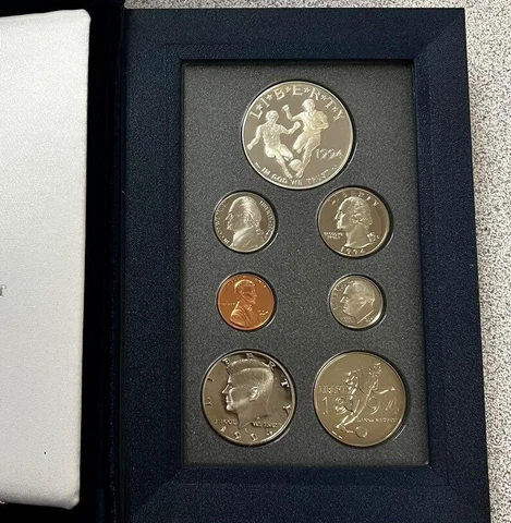 1994 Prestige US Mint Silver Proof set (OGP) World Cup Cover