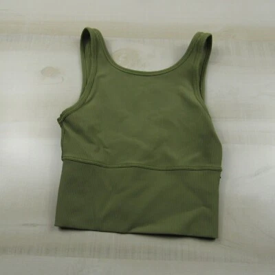 Lululemon Sports Bra Womens Small Green Active Outdoor Gym Yoga Training - Image 1 of 4