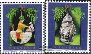 Suiza 1857-1858 (completa.edición.) nuevo con goma original 2003 Navidad - Imagen 1 de 1