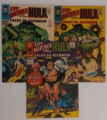 Tales to Astonish 3bk LOT 81,83,84 VG+ FN- 1966 1st App Boomerang Kirby Lee - Image 1 of 4