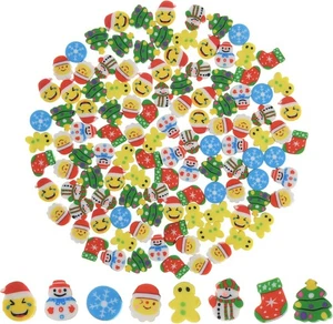 330 Pcs Mini Christmas Erasers for Kids Bulk, Multicolor - Picture 1 of 7
