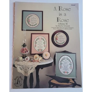 Cross Stitch Pattern Booklet 1988 A Rose is a Rose Volume II by Martha Schmidt - Picture 1 of 4