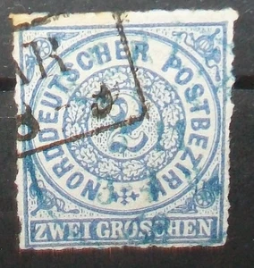 N°1733 K STAMP NORTH GERMAN POSTAL DISTRICT CANCELED 1869 Aus - Picture 1 of 1