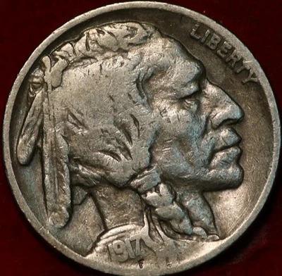 1917 Philadelphia Mint Buffalo Nickel - Image 1 of 2