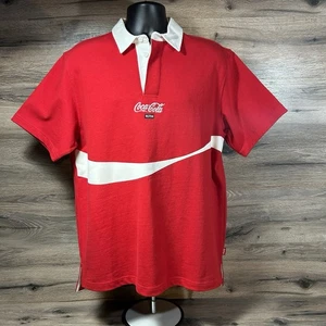 Kith Coca Cola Polo Red Men’s Size Large excellent condition pristine - Picture 1 of 10