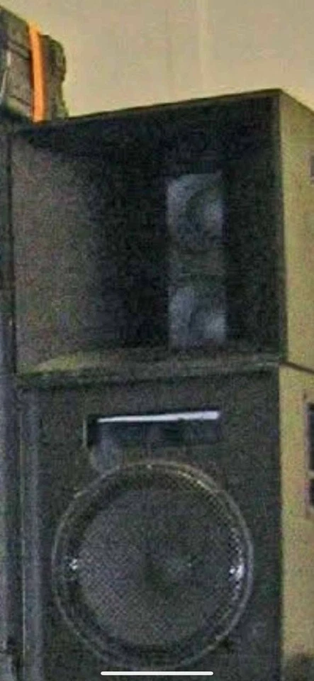 2 X Double 10”  Celestion Loaded flare Speakers - Image 1 of 1