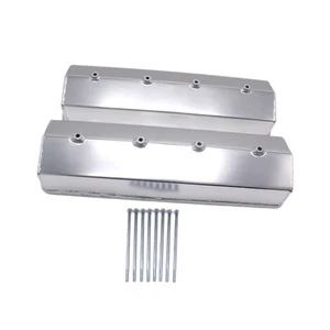 Valve Covers Set Fabricated Tall Valve Covers Replacement Vehicles Accessory - Picture 1 of 4