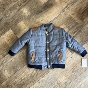 7 for all Mankind Sherpa lined Jacket - Toddler 2T NWT - Picture 1 of 8