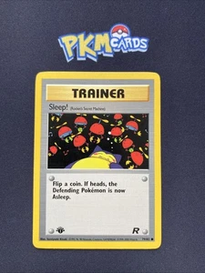 Pokémon TCG Sleep! Team Rocket 79/82 Regular 1st Edition LP. - Picture 1 of 3