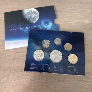 50th Anniversary of The Moon Landing 2019 Uncirculated Year Set - Picture 1 of 1