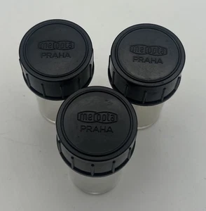 Estuches superiores con tornillos para oculares para microscopio Meopta Praha - Imagen 1 de 4