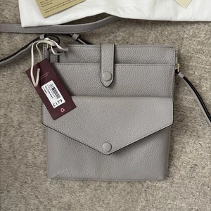RADLEY Wilton WAY Leather Phone Crossbody Bag. RRP £179 BNWT GREY - Picture 1 of 17