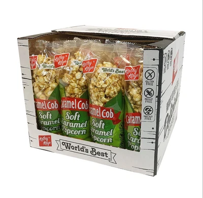 Caramel Cob Soft Popcorn Handout Treat Packs, 2.5 lbs - 16 Pc - Image 1 of 2