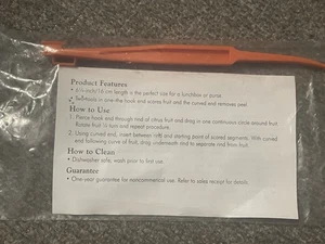 Pampered Chef Zitrusschäler #1260 versiegelt in Verpackung - Bild 1 von 4