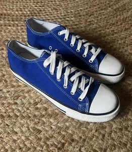 NEW BOLONEKE UNISEX Blue AND WHITE SHOES WOMEN'S SIZE 10 Men’s Size 8 - Picture 1 of 10