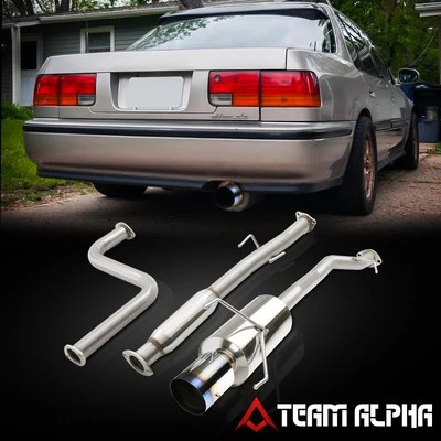 Se adapta a Honda Accord 2.2 F22A 1990-1993[4" SILENCIADOR PUNTA QUEMADA] Sistema de escape Catback Foto 1 de 4