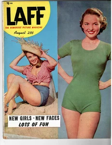Men's Cheesecake Magazine LAFF Aug. 1952 Dude Ranch Blondes, Spike Jones ++++ - Imagen 1 de 3