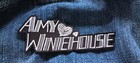 Amy Winehouse Hearts Logo 4.25 x 1.75  Inch Iron On Patch