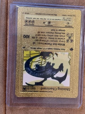 Pokémon TCG Shining Charizard Neo Destiny Golden - Image 1 of 2