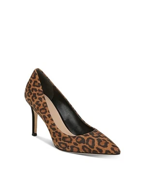 Zapatos de salón VIA SPIGA para mujer marrón estampado de leopardo Spiga Stiletto de cuero sin cordones 9,5 M Foto 1 de 3