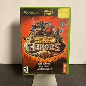 Dungeons & Dragons Heroes (Microsoft Xbox, 2003) CIB TESTED Complete Video Game - Picture 1 of 3